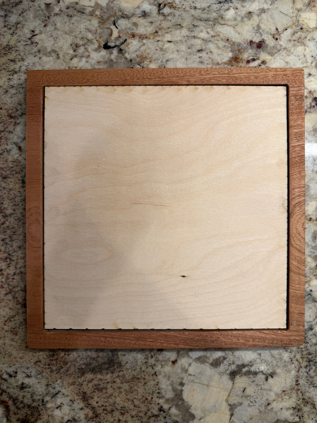 Laser Cut 3-Layer Wood Map of Toledo Bend (TX/LA)