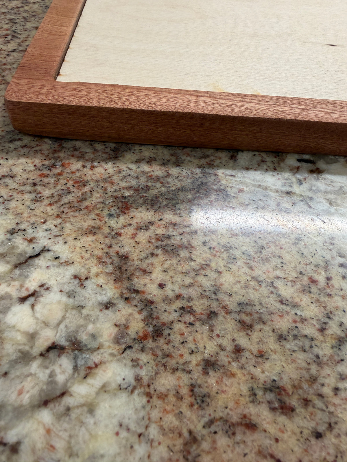 Laser Cut 3-Layer Wood Map of Toledo Bend (TX/LA)